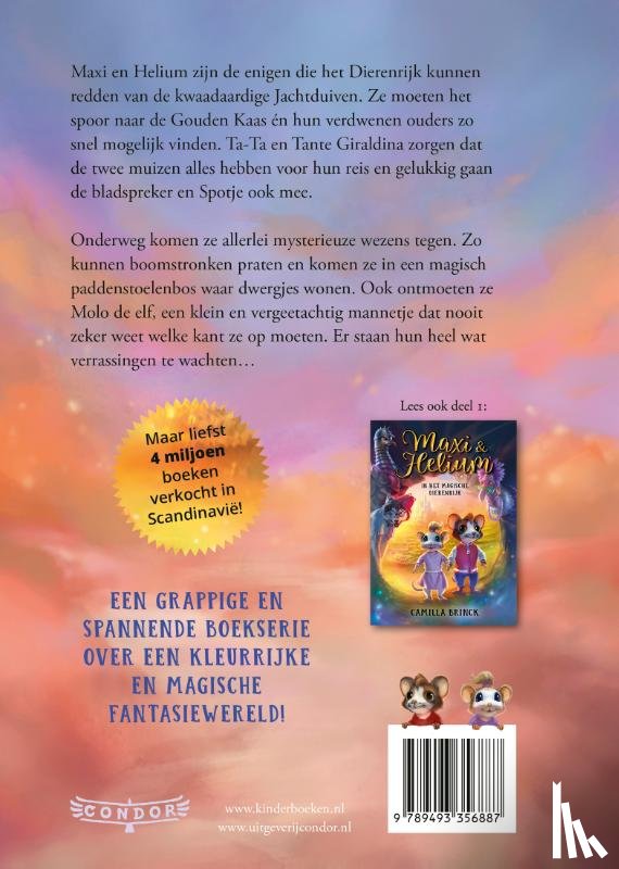 Brinck, Camilla - Maxi & Helium en de jacht op de gouden kaas