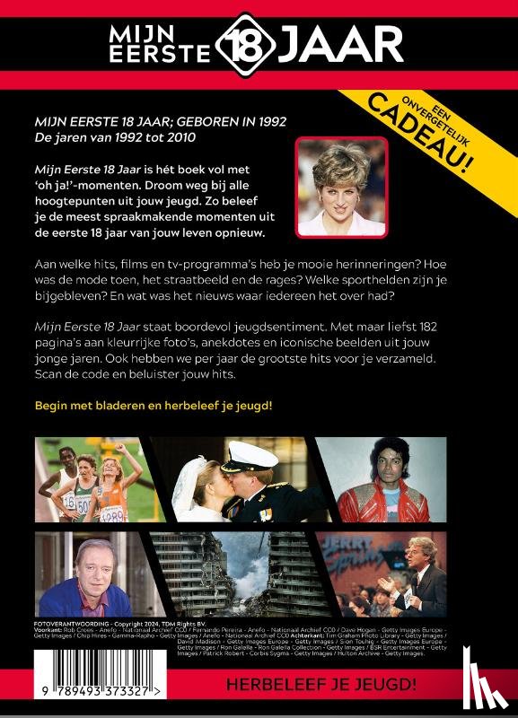 Mijn eerste 18 jaar - geboren in 1992