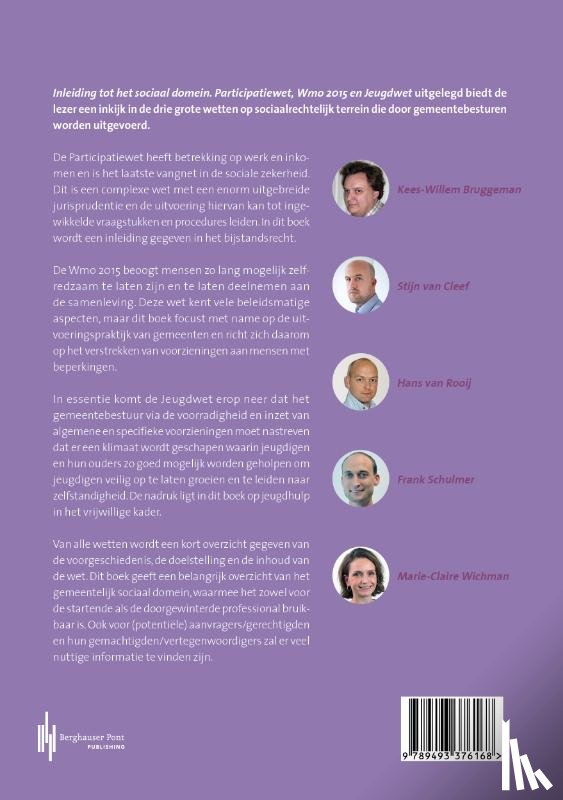 Bruggeman, Kees-Willem, Cleef, Stijn van, Rooij, Hans van, Schulmer, Frank, Wichman, Marie-Claire - Inleiding tot het sociaal domein