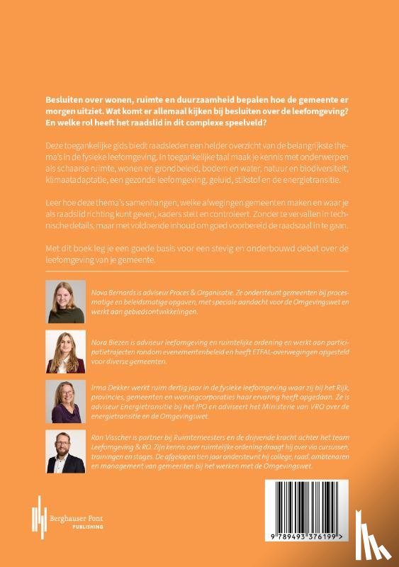 Dekker, Irma, Biezen, Nora van, Bernards, Nova, Visscher, Ron - Leefomgeving voor raadsleden