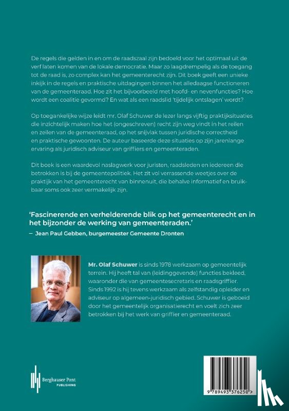 Schuwer, Olaf - Gemeenterecht in en om de raadszaal
