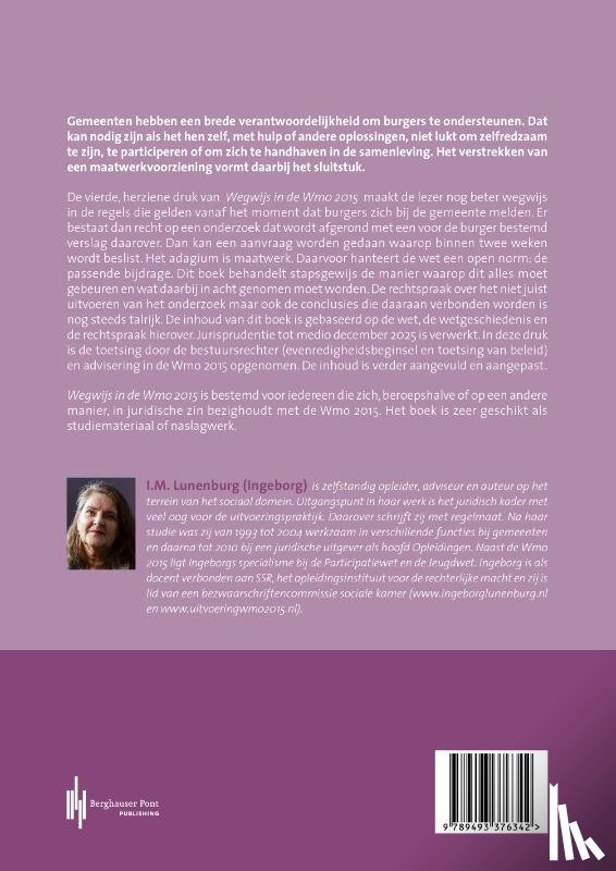 Lunenburg, Ingeborg - Wegwijs in de Wmo 2015