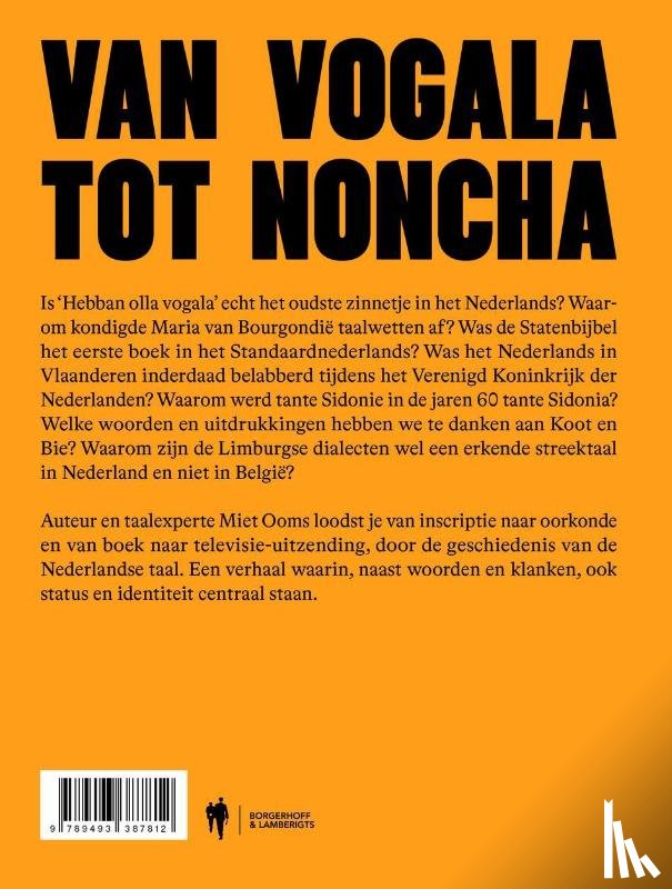Ooms, Miet - Van vogala tot noncha