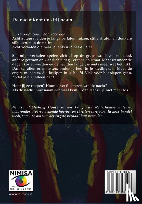 Dijk, Mark van, Raven, Rik, Berg, Birgit, Frankema, Marieke, Rozendaal, Wianda, Uitdehaag, Joost, Nèhmoura, Atalanta, Werring, Rianne - De nacht kent ons bij naam