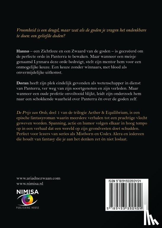 Zwaan-Tichelaar, Ariadne N. - De prijs van orde