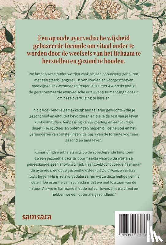Kumar-Singh, Avanti - Gezonder en langer leven met Ayurveda