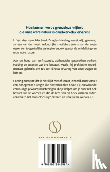 Harding, Douglas - Van daar naar Hier