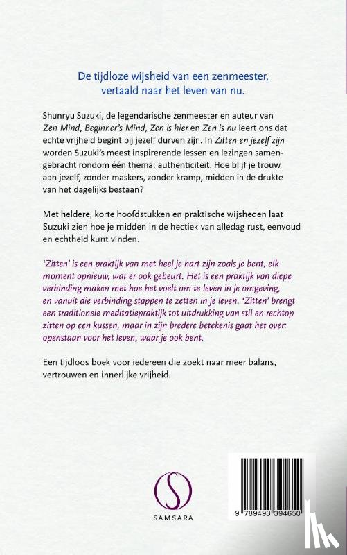 Suzuki, Shunryo - Zitten en jezelf zijn