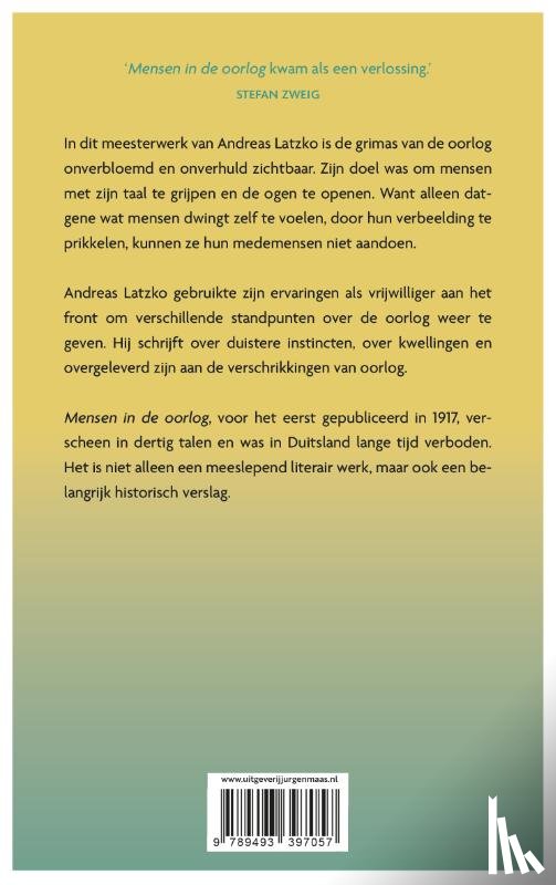 Latzko, Andreas - Mensen in de oorlog