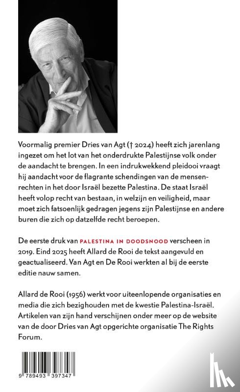 Agt, Dries van, Rooi, Allard de - Palestina in doodsnood