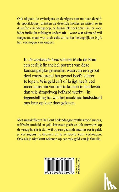 Bont, Malu de - Je verdiende loon