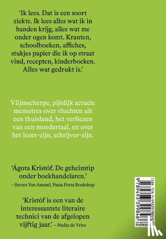 Kristóf, Ágota - De analfabete