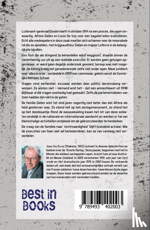 Van Duyse, Johan - De genadeloze kogel