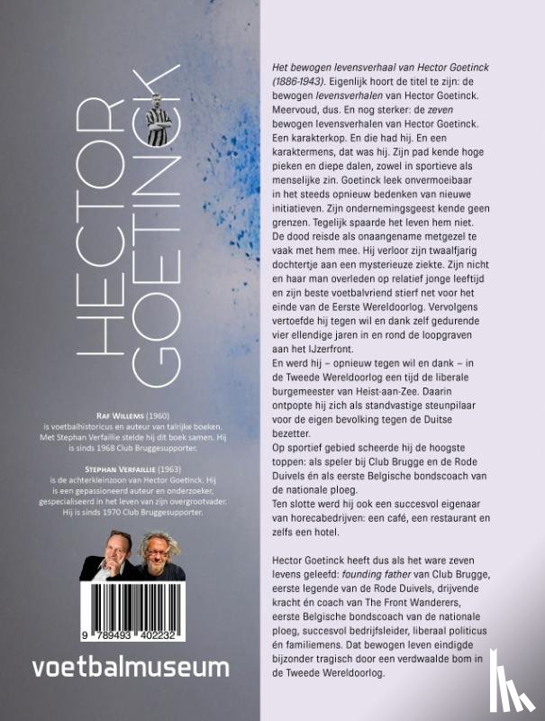 Willems, Raf, Verfaillie, Stephan - Het bewogen levensverhaal van Hector Goetinck
