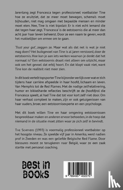 Schryvers, Tine - De subtiele grens tussen topsport en eetstoornis