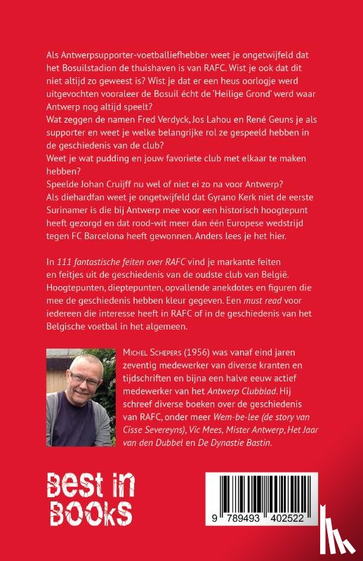 Schepers, Michel - 111 fantastische feiten over RAFC
