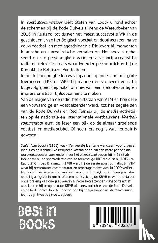 Van Loock, Stefan - Voetbalcommentaar