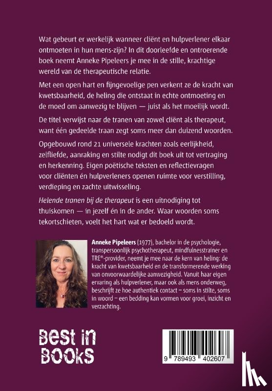 Pipeleers, Anneke - Helende tranen bij de therapeut