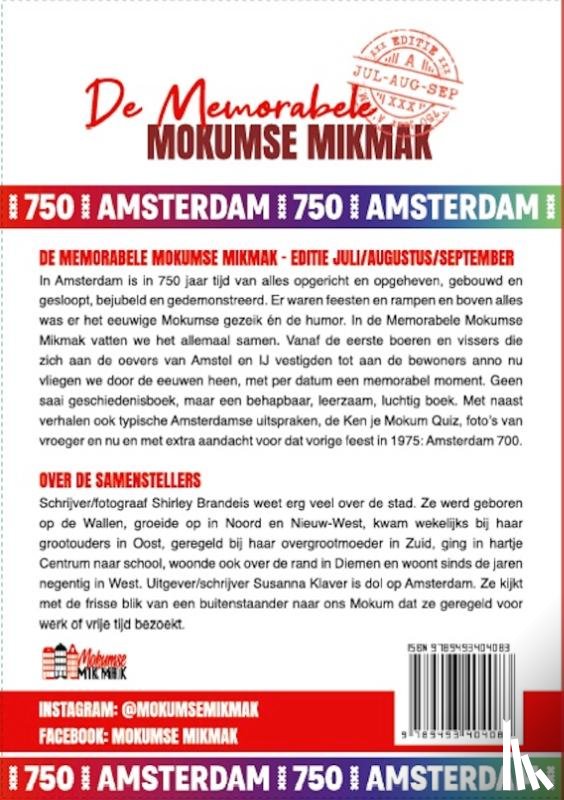 Brandeis, Shirley - Het leukste boek over 750 jaar Amsterdam