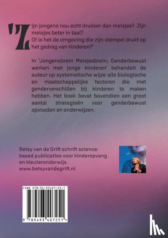 Grift, Betsy van de - Jongensbrein meisjesbrein