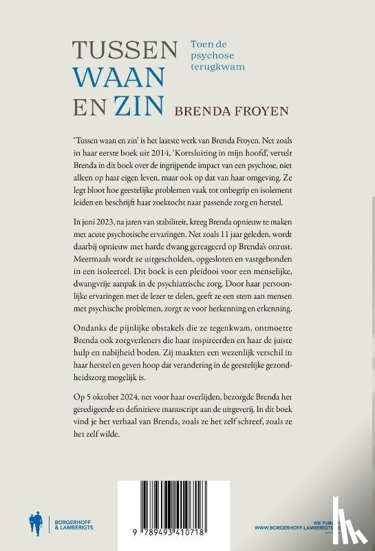 Froyen, Brenda - Tussen waan en zin