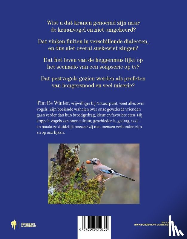 De Winter, Tim - Want vogels zijn precies als mensen