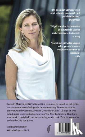 Göpel, Maja - Waarden