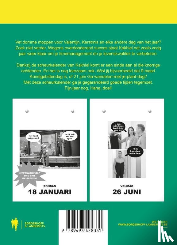 Kakhiel - Kakhiel scheurkalender 2026