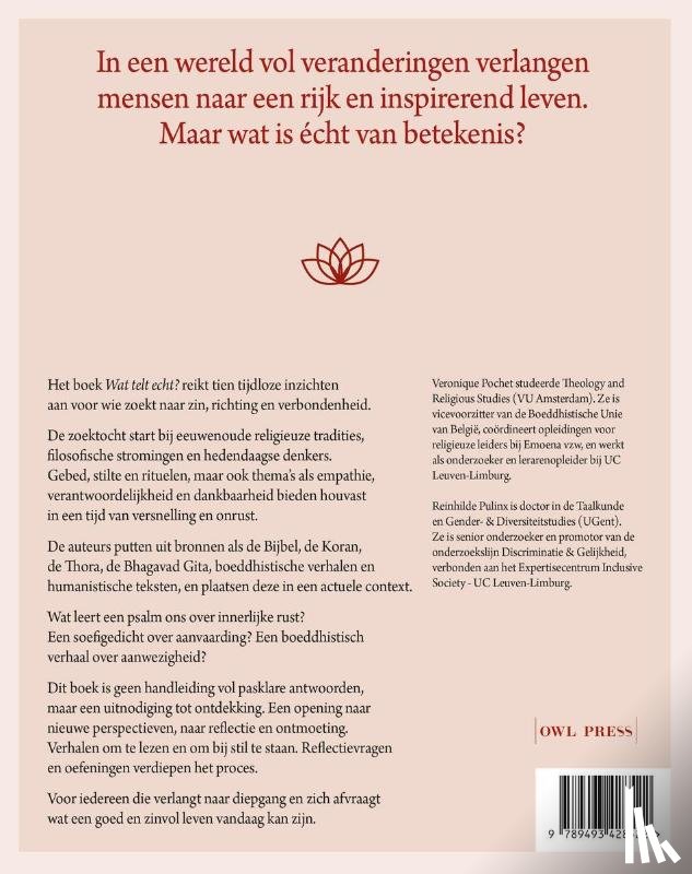 Pochet, Veronique, Pulinx, Reinhilde - Wat telt echt?
