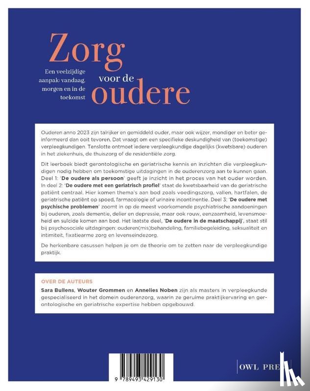 Grommen, Wouter, Bullens, Sara, Noben, Annelies - Zorg voor de oudere