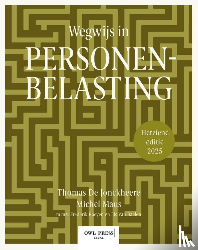 Maus, Michel, Jonckheere, Thomas De - Wegwijs in personenbelasting