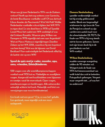 Steekelenburg, Clemens, Steekelenburg, Willem - WK Voetbal Quizboek