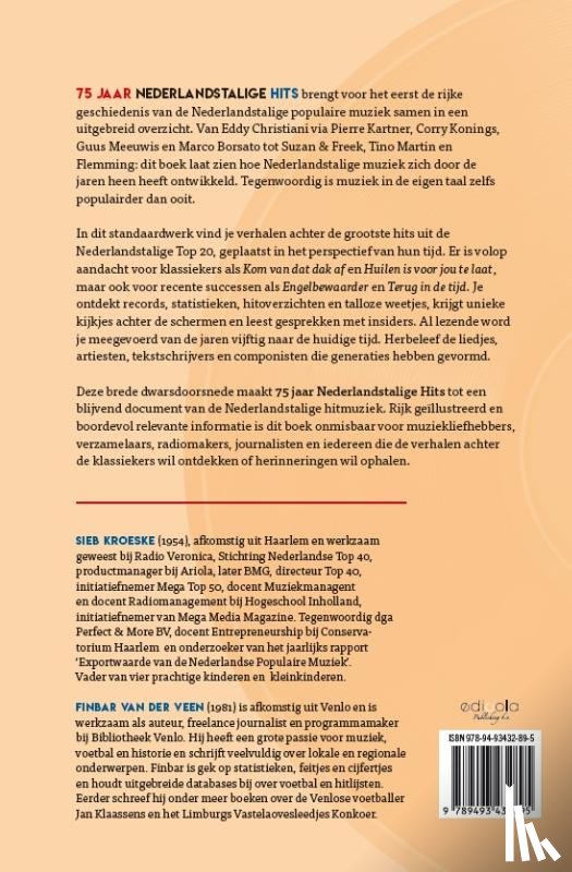 Kroeske, Sieb, Veen, Finbar van der - 75 jaar Nederlandstalige Hits 1950-2025