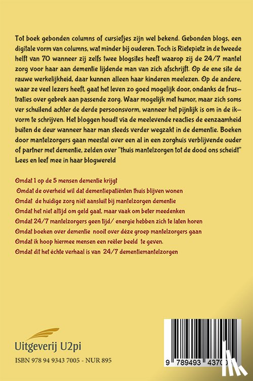 Log, Riet van 't - Dementie thuis