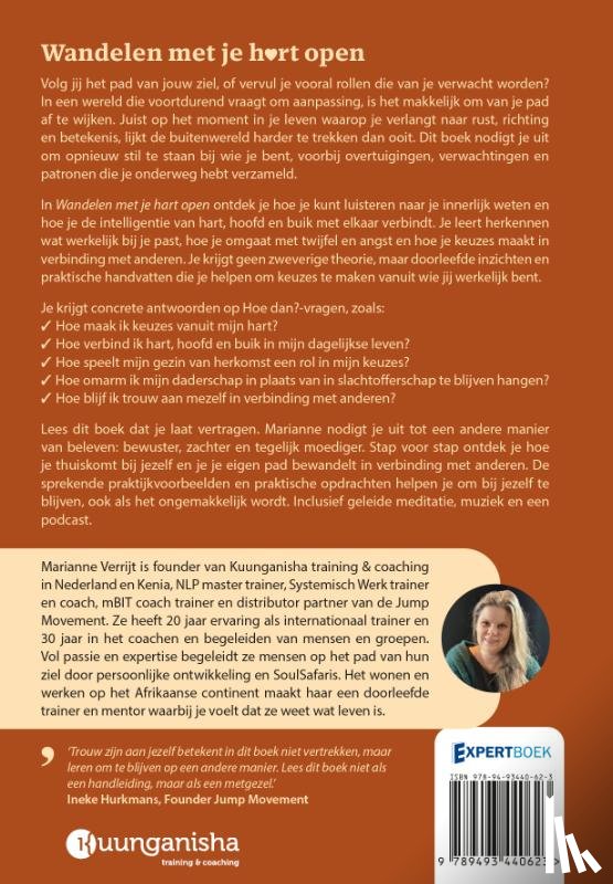Verrijt, Marianne - WANDELEN MET JE HART OPEN