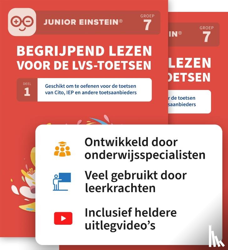  - Begrijpend lezen voor de LVS-toetsen - Deel 1 en 2 - Groep 7