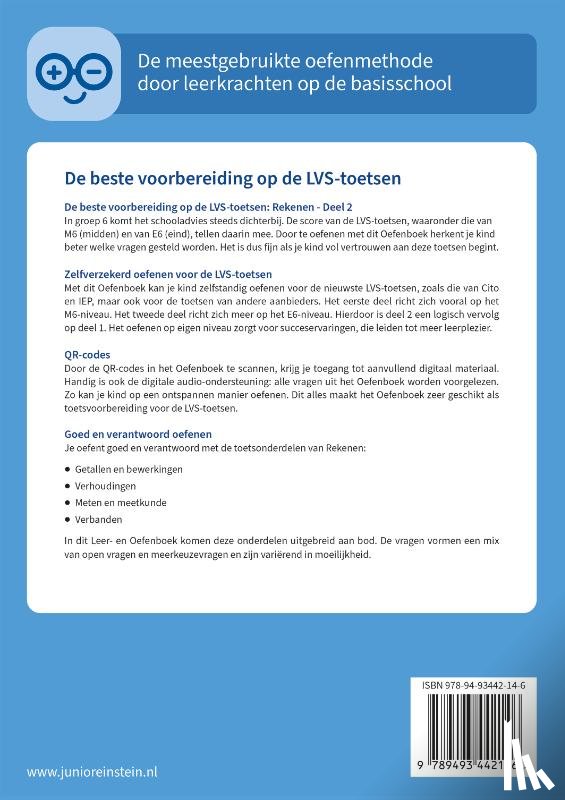  - Rekenen voor de LVS-toetsen - Deel 2 - Groep 6 + Online video-uitleg