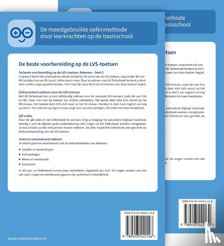  - Rekenen voor de LVS-toetsen set - Deel 1 en 2 - Groep 6 + Online video-uitleg