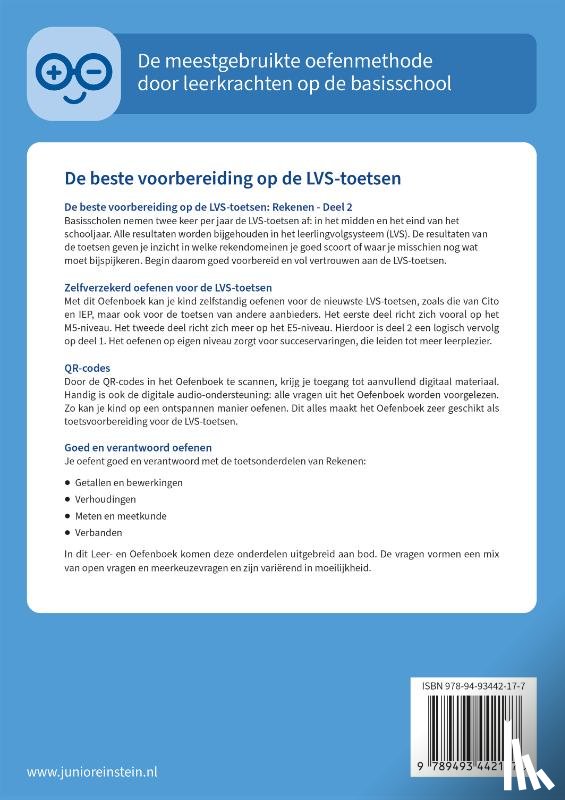  - Rekenen voor de LVS-toetsen - Deel 2 - Groep 5 + Online video-uitleg