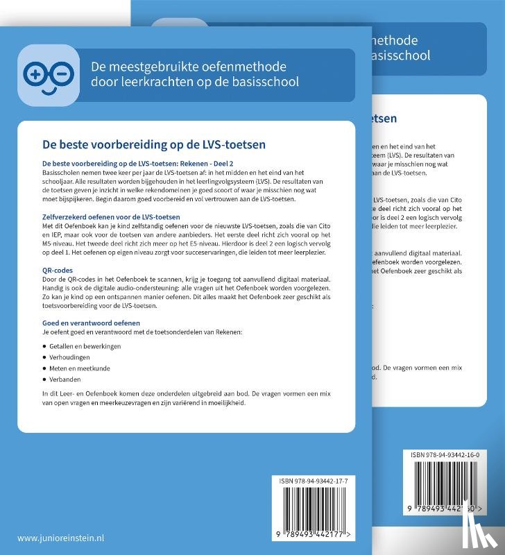  - Rekenen voor de LVS-toetsen set - Deel 1 en 2 - Groep 5 + Online video-uitleg