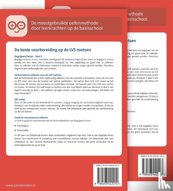  - Begrijpend lezen voor de LVS-toetsen set - Deel 1 en 2 - Groep 4