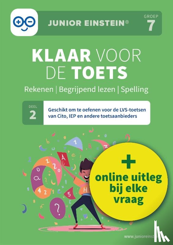  - Klaar voor de toets - Groep 7 | Rekenen | Begrijpend lezen | Spelling - Deel 2
