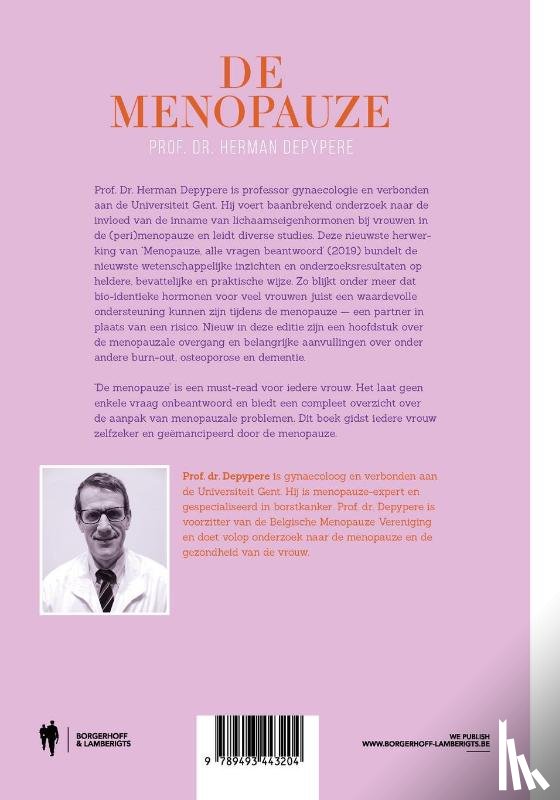 Depypere, Herman - De menopauze