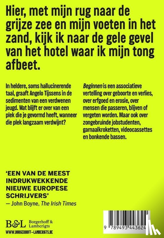 Tijssens, Angelo - Beginnen