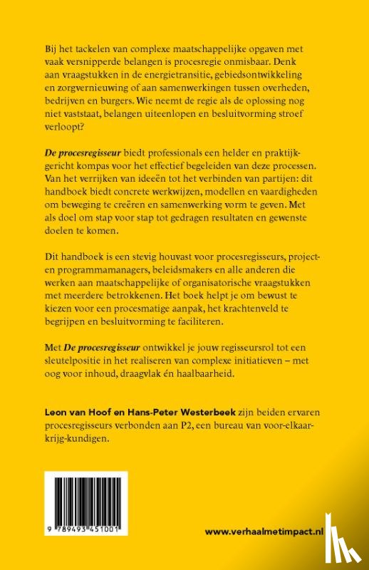 Hoof, Leon van, Westerbeek, Hans-Peter - De procesregisseur