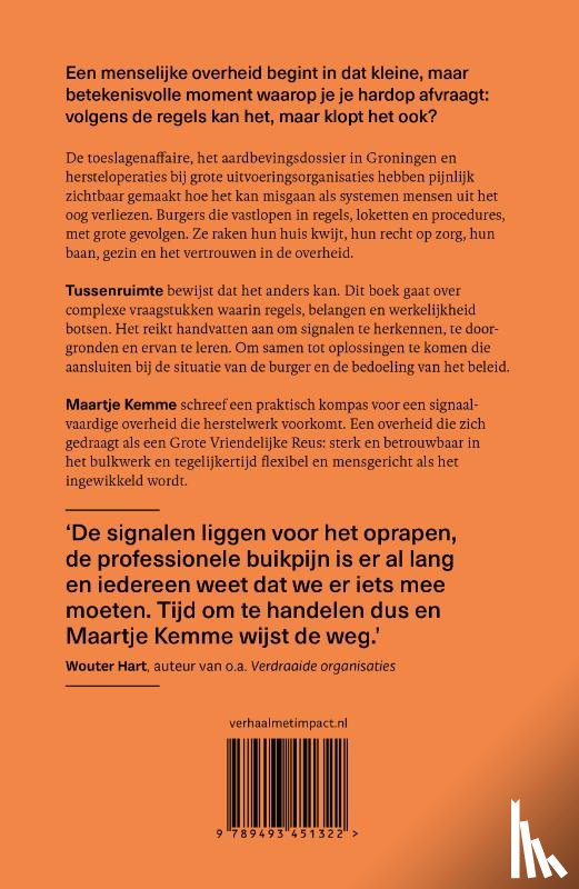 Kemme, Maartje - Tussenruimte