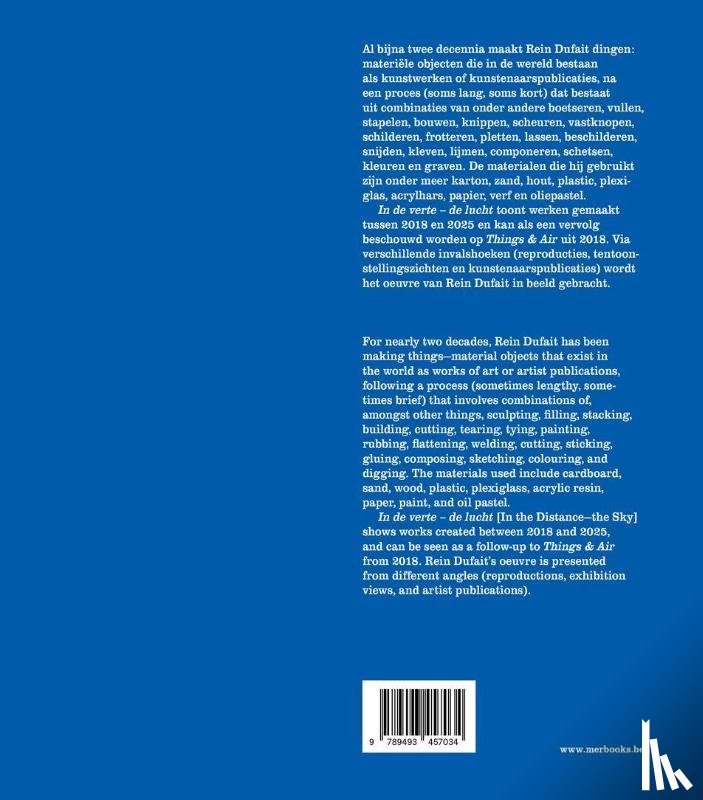 Van Gerrewey, Christophe - Rein Dufait. In de Verte – De Lucht