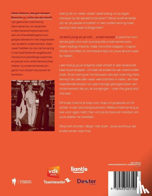 Gekiere, Hilde, Vanden Bossche, Margot, Van der Hooft, Julie - Je bent jong en je wilt... ondernemen