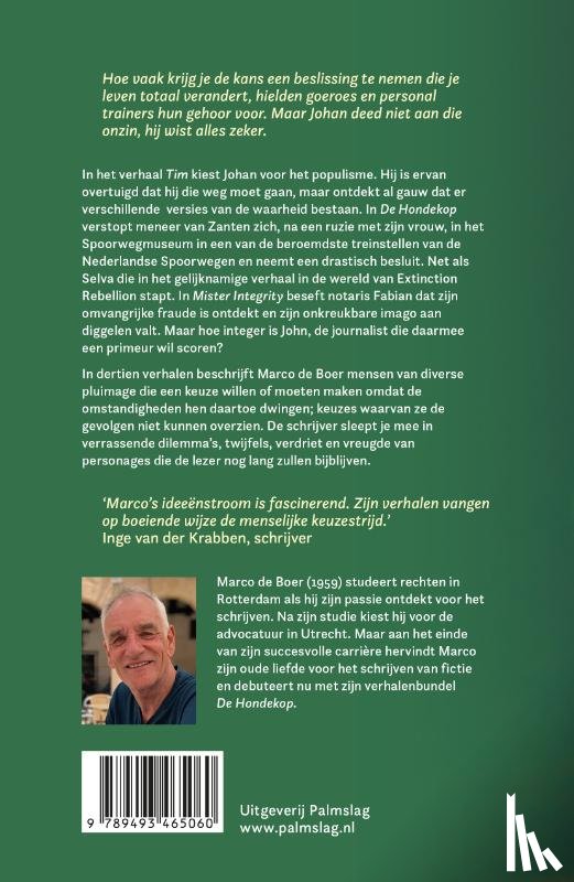 De Boer, Marco - De Hondekop