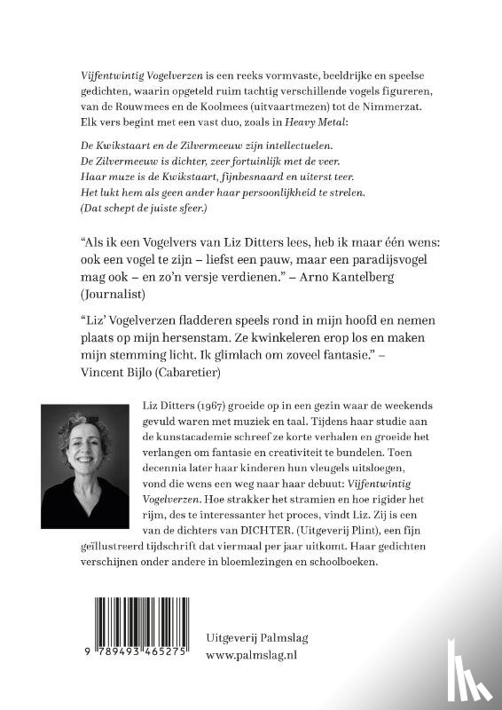 Ditters, Liz - Vijfentwintig Vogelverzen